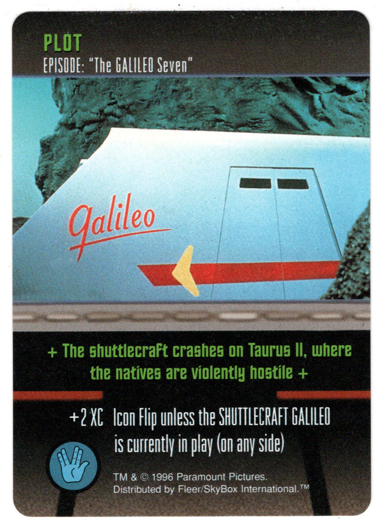Plot - The Galileo Seven (Trading Card) - Star Trek The Card Game - 1996 Skybox - Mint