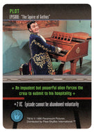 Plot - The Squire of Gothos (Trading Card) - Star Trek The Card Game - 1996 Skybox - Mint