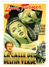 Load image into Gallery viewer, Green Dolphin Street with Lana Turner, Donna Reed &amp; Van Heflin - Vintage Original Postcard # 0960 - New, 1980's
