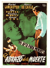 Load image into Gallery viewer, Criss Cross with Burt Lancaster &amp; Yvonne De Carlo - Classic Cinema Vintage Original Postcard # 0967 - New, 1980's
