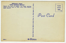 Load image into Gallery viewer, Williamson's Annual Apple Blossom Festival, New York, USA Vintage Original Postcard # 0970 - New, 1960's
