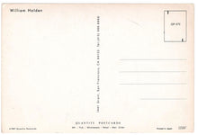 Load image into Gallery viewer, William Holden Portrait - Vintage Original Postcard # 0971 - New, 1987
