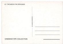 Load image into Gallery viewer, The Man with The Iron Mask with Leonardo Dicaprio, Jeremy Irons &amp; John Malkovish - Classic Cinema Vintage Original Postcard # 0973 - New, 1990's
