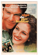 Something to Talk About with Julia Roberts, Robert Duvall & Dennis Quaid - Classic Cinema Vintage Original Postcard # 0979 - New, 1990's