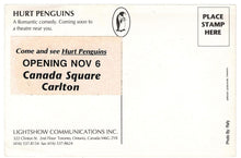 Load image into Gallery viewer, Hurt Penguins with Robert Bergman &amp; Myra Frued - Vintage Original Postcard # 0993 - New, 1990's

