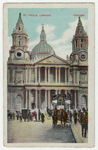 Load image into Gallery viewer, St. Paul's Cathedral, London, England Vintage Original Postcard # 1004 - New - Early 1900's
