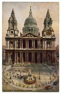 St. Paul's Cathedral, London, England Vintage Original Postcard # 1006 - New - Early 1900's