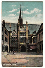 Load image into Gallery viewer, The Courtyard, Guildhall, England Vintage Original Postcard # 1007 - New - Early 1900's
