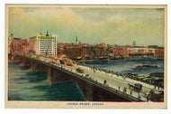 London Bridge, London, England Vintage Original Postcard # 1012 - New - Early 1900's