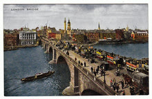 Load image into Gallery viewer, London Bridge, London, England Vintage Original Postcard # 1013 - New - Early 1900's
