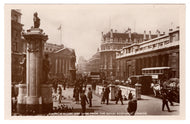 Mansion House and Bank, London, England Vintage Original Postcard # 1019 - New - Early 1900's