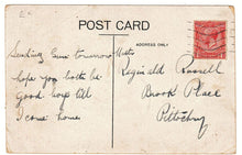 Load image into Gallery viewer, Bank of England &amp; Royal Exchange, London, England Vintage Original Postcard # 1025 - Post Marked - Early 1900's
