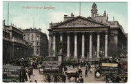 The Royal Exchange, London, England Vintage Original Postcard # 1028 - New - Early 1900's