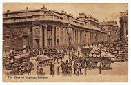 Bank of England, London, England Vintage Original Postcard # 1029 - New - Early 1900's