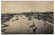 Tower Bridge - View of London, London, England Vintage Original Postcard # 1034 - New - Early 1900's
