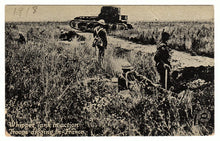 Load image into Gallery viewer, World War I - 'Whippet Tank in Action, France Vintage Original Postcard # 1045 - New - 1914-1918
