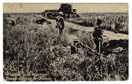 World War I - 'Whippet Tank in Action, France Vintage Original Postcard # 1045 - New - 1914-1918