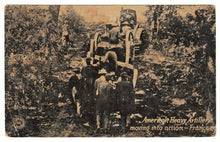 Load image into Gallery viewer, World War I - 'American Heavy Artillery in France Vintage Original Postcard # 1047 - New - 1914-1918
