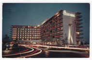 Beverly Hilton Hotel, Beverly Hills, California, USA Vintage Original Postcard # 1851 - Post Marked June 21, 1957