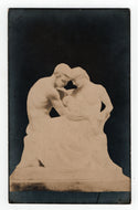 Statue - Couple with Child (Unknown) Vintage Original Postcard # 1854 - New - Early 1900's