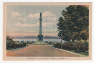 Monument to the Braves, Quebec City, Quebec, Canada Vintage Original Postcard # 1874 - New- 1940's