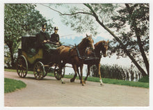 Load image into Gallery viewer, Swedish Post Stagecoach from the 1880s, Sweden - Vintage Original Postcard # 1885 - New - 1968
