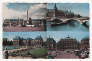 Paris and Its Wonders, France Vintage Original Postcard # 1893 - Post Marked July 8, 1955