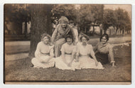 Bridal Party Portrait (Unknown) Vintage Original Postcard # 4954 - New, Early 1900's