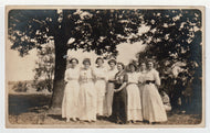 Bridal Party Portrait (Unknown) Vintage Original Postcard # 4956 - New, Early 1900's