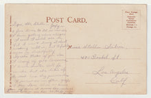 Load image into Gallery viewer, Poinsettia (A Beautiful Flower of California) Vintage Original Postcard # 4958 - Hand Written - 1940's
