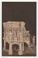 Washington Cathedral - Canterbury Ambon - Pulpit, Washington, D.C. USA Vintage Original Postcard # 4976 - New - 1940's