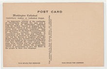 Load image into Gallery viewer, Washington Cathedral - Canterbury Ambon - Pulpit, Washington, D.C. USA Vintage Original Postcard # 4976 - New - 1940's
