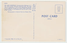 Load image into Gallery viewer, Great Smoky Mountains National Park, Tennessee / North Carolina (Loop Underpass) USA Vintage Original Postcard # 4981 - New 1956
