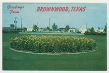 Load image into Gallery viewer, Brownwood, Texas - Traffic Circle, USA Vintage Original Postcard # 4989 - New 1960's
