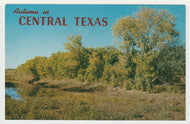 Autumn Scene in Central Texas, USA Vintage Original Postcard # 4990 - New 1960's