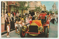 Walt Disney World - Riding Down Main Street, USA Vintage Original Postcard # 5006 - Post Marked ...