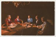 Virginia Patriots in Secret Session (Thomas Jefferson), USA Vintage Original Postcard # 5011 - 1960's