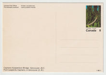 Load image into Gallery viewer, Capilano Suspension Bridge, Vancouver, British Columbia, Canada - Vintage Original Postcard # 5033 - New - 1970's
