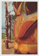 Totem Poles in Stanley Park, Vancouver, British Columbia, Canada - Vintage Original Postcard # 5034 - New - 1970's