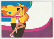 1984 Summer Olympics - Los Angeles, California - 'The Olympic Torch' Vintage Original Postcard # 5037 - New - April 30. 1984