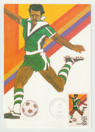 1984 Summer Olympics - Los Angeles, California - 'Men's Soccer' Vintage Original Postcard # 5061 - New - Post Marked June 17, 1983