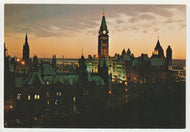 Parliament Hill, Ottawa, Canada - Vintage Original Postcard # 5067 - New - Post Marked July 24, 1972