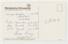 Load image into Gallery viewer, Sheraton Le St-Laurent, Longueul, Quebec, Canada Vintage Original Postcard # 5075 - Hand Written 1983
