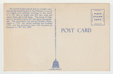Load image into Gallery viewer, United States Capitol Building, Washington D.C. USA Vintage Original Postcard # 5084 - New - 1940's
