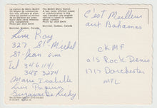 Load image into Gallery viewer, Montreal Subway - The Metro - McGill Station, Montreal, Quebec, Canada Vintage Original Postcard # 5085 - Hand Written - 1980's
