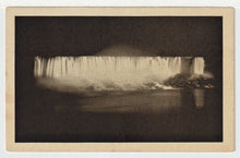 Load image into Gallery viewer, Niagara Falls (Horseshoe Falls at Night), Ontario, Canada - Vintage Original Postcard # 5095 - New - 1940's
