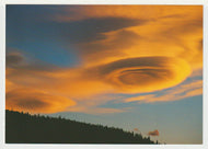 Cloudscapes - Altostratus Lenticularis Clouds, USA - Vintage Original Postcard # 5108 - New - Post Marked October 4, 2004