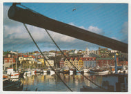 Scenic Lake and Town View, Norway Vintage Original Postcard # 5142 - New 1980's