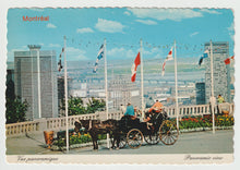 Load image into Gallery viewer, Montreal, Quebec, Canada - View of the City from Mount Royal Vintage Original Postcard # 5147 - Hand Written 1983
