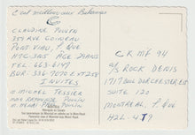 Load image into Gallery viewer, Montreal, Quebec, Canada - View of the City from Mount Royal Vintage Original Postcard # 5147 - Hand Written 1983
